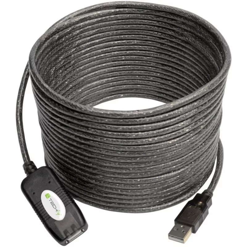 Przedłużacz aktywny USB 2.0 Hi-Speed 10m Techly IUSB-REP10TY