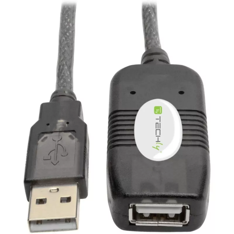 Przedłużacz aktywny USB 2.0 Hi-Speed 10m Techly IUSB-REP10TY