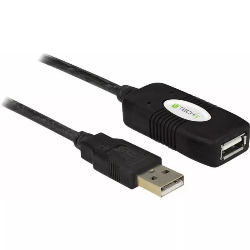 Przedłużacz aktywny USB 2.0 Hi-Speed 10m Techly IUSB-REP10TY