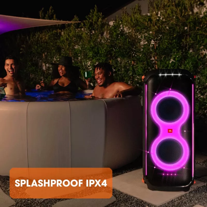 JBL PARTYBOX 710, 6.98 cm (2.75 cala), 7 cm, 20.3 cm (8 cali), 21.6 cm, 800 W, 35 - 20000 Hz