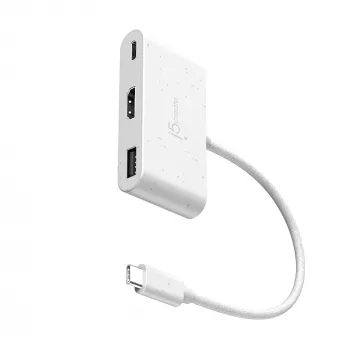 j5create JCA379EW - USB-C® na HDMI™ i USB™ Type-A z Power Delivery