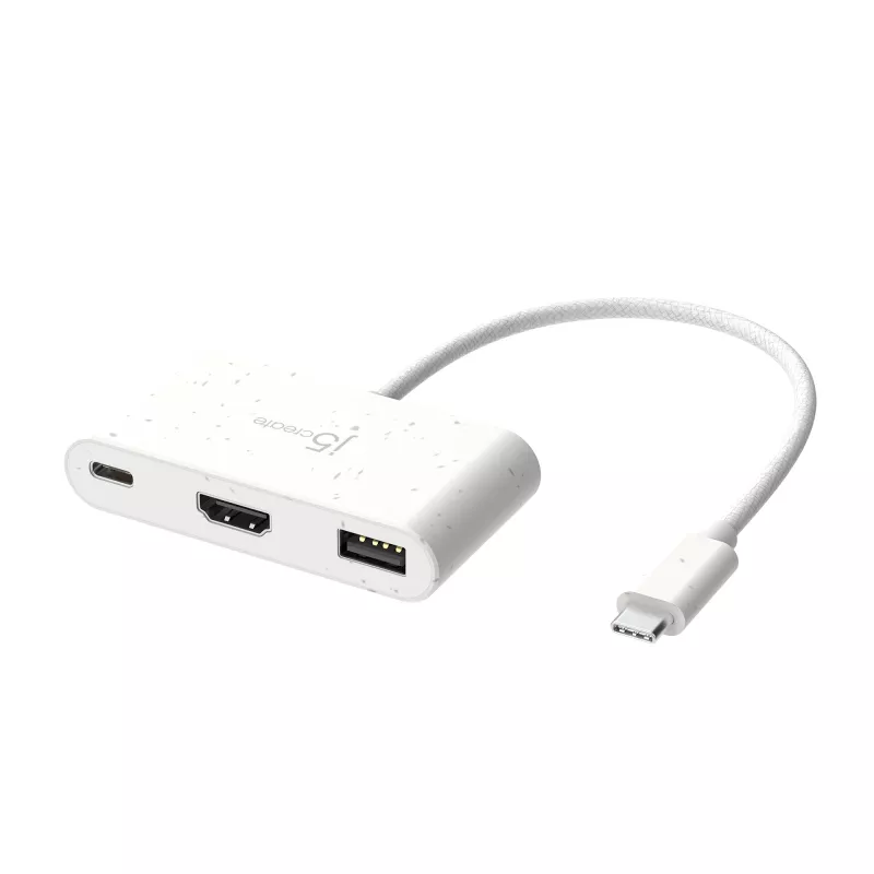 j5create JCA379EW - USB-C® na HDMI™ i USB™ Type-A z Power Delivery