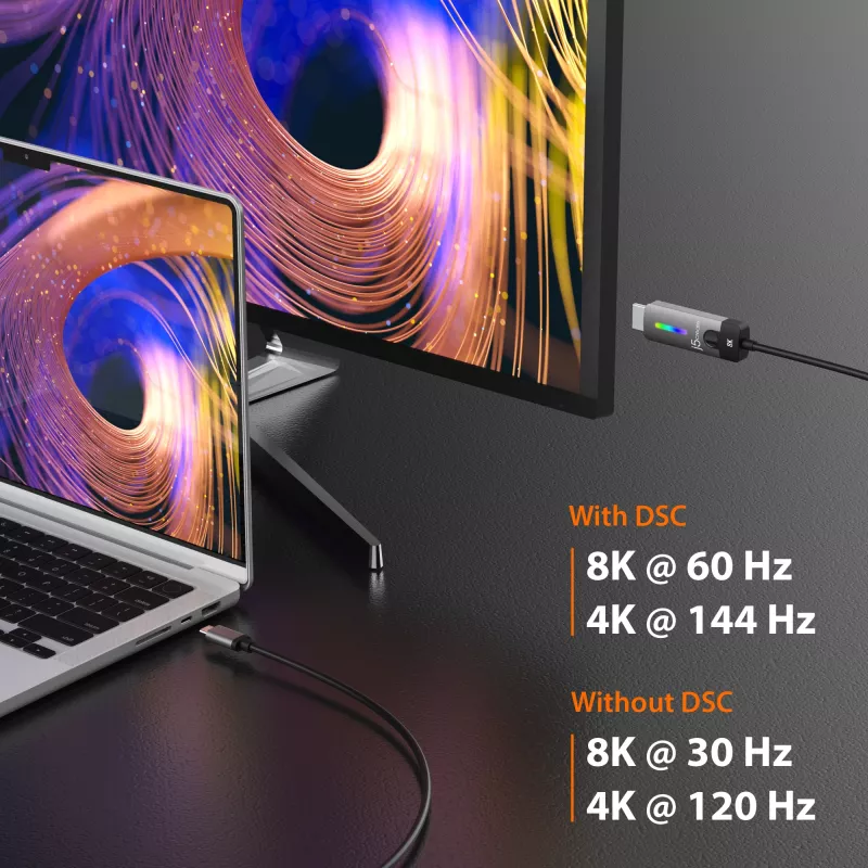 j5create JCC157-N Kabel USB-C do HDMI 2.1 8K 1,79 m