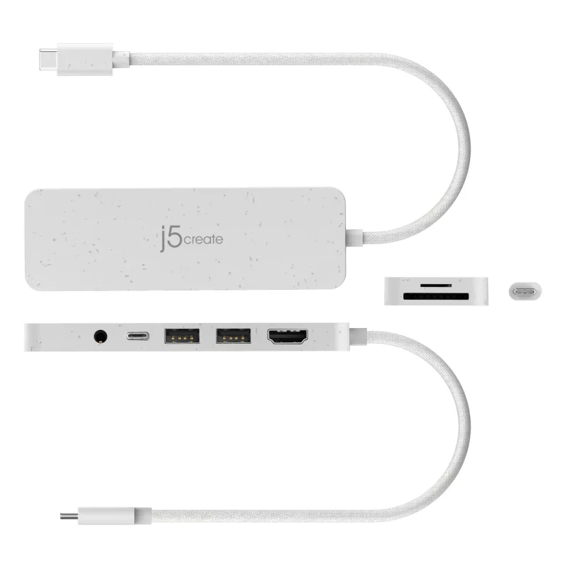 j5create JCD373EW - USB-C® Multi-Port Hub z Power Delivery