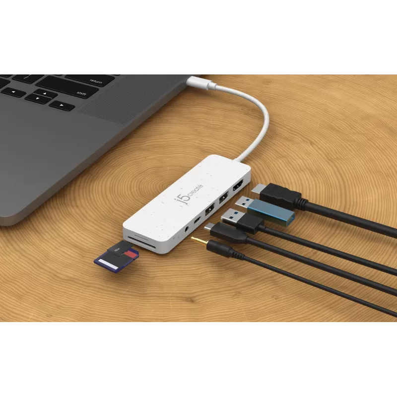 j5create JCD373EW - USB-C® Multi-Port Hub z Power Delivery