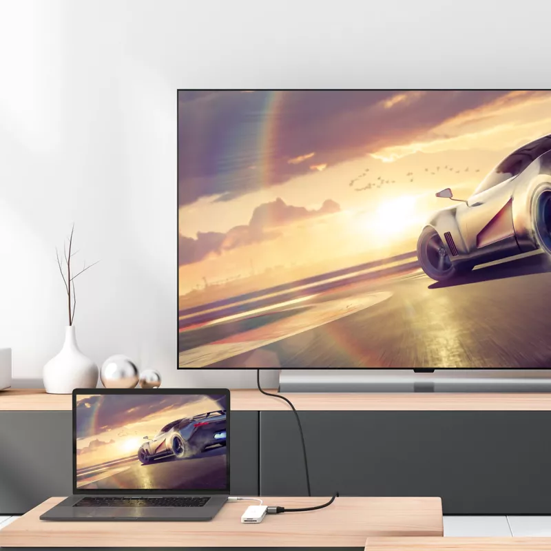 Multiadapter USB-C j5create JCD373-N 60W Power Delivery 4K