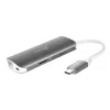 j5create JCD383 USB-C™ 9-w-1 Adapter Multifunkcyjny, Srebrny i Biały