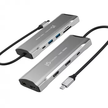 j5create JCD397-N 4K60 Elite USB-C Multi-Monitor Mini Dock przewodowy USB 3.2 Gen 1