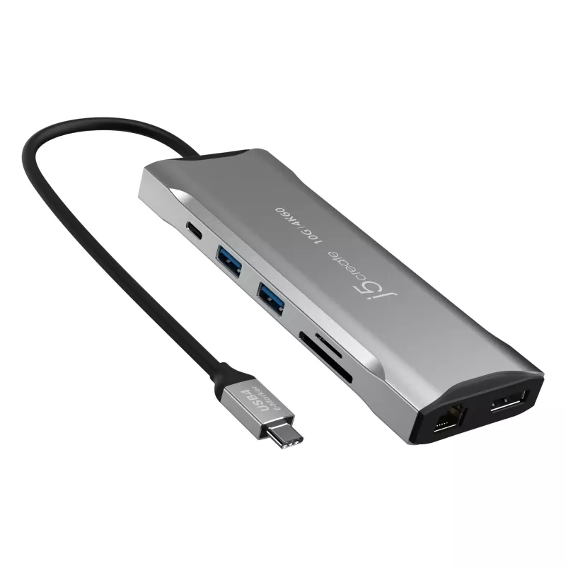 j5create JCD397-N 4K60 Elite USB-C Multi-Monitor Mini Dock przewodowy USB 3.2 Gen 1