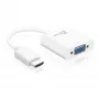 j5create JDA213 Przejściówka HDMI na VGA Biały 0,1 m 1920x1080P