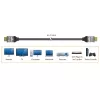 j5create JDC53 Ultra High Speed 8K UHD HDMI™ kabel, Czarny and szary, 2 m
