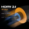 j5create JDC53 Ultra High Speed 8K UHD HDMI™ kabel, Czarny and szary, 2 m