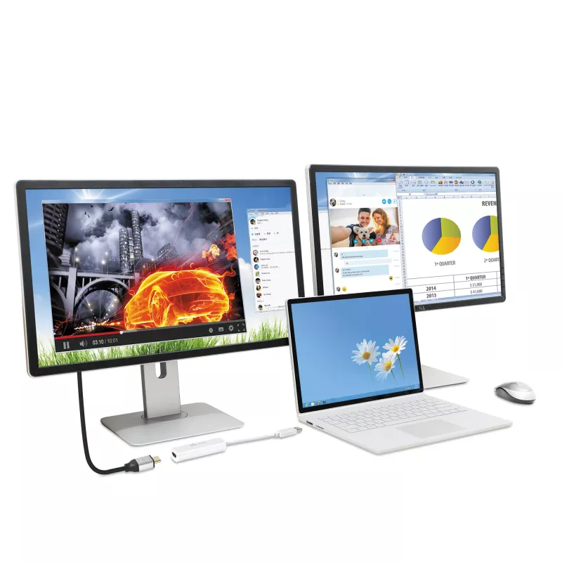 Adapter wielomonitorowy j5create JUA254 USB 3.0 HDMI, 3.2 Gen 1 (3.1 Gen 1), USB Typu-A, wyjście HDMI, 2048 x 1152 pikseli