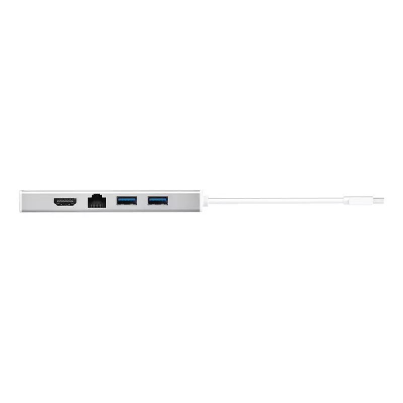 j5create JUD380 USB™ 3.0 Mini Dock, zawiera 1 port HDMI i 3 porty USB, srebrny