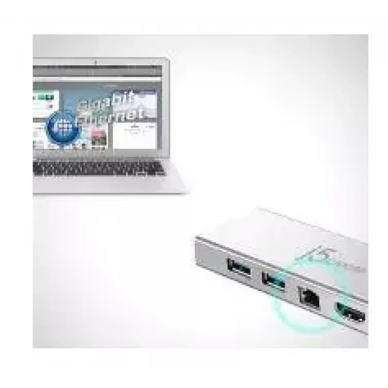 j5create JUD380 USB™ 3.0 Mini Dock, zawiera 1 port HDMI i 3 porty USB, srebrny
