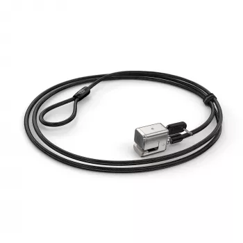 Kensington Keyed Cable Lock do Surface Pro i Surface Go, 1,8 m, Kensington, Klucz, Stal węglowa, Czarny, Srebrny
