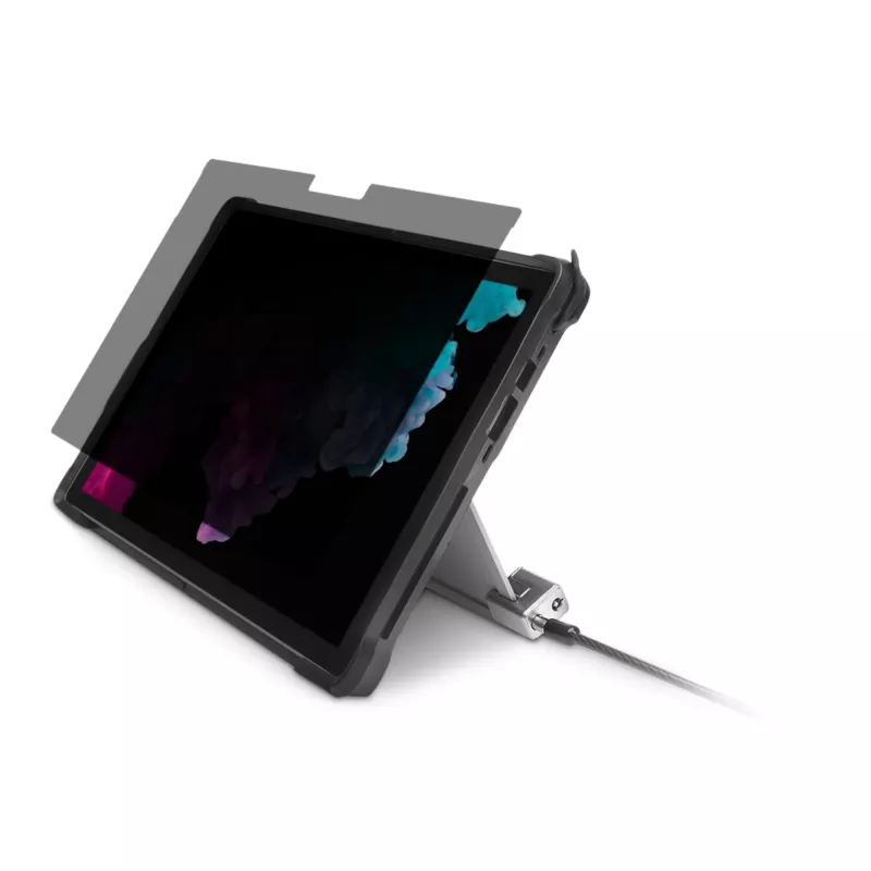 Kensington Keyed Cable Lock do Surface Pro i Surface Go, 1,8 m, Kensington, Klucz, Stal węglowa, Czarny, Srebrny