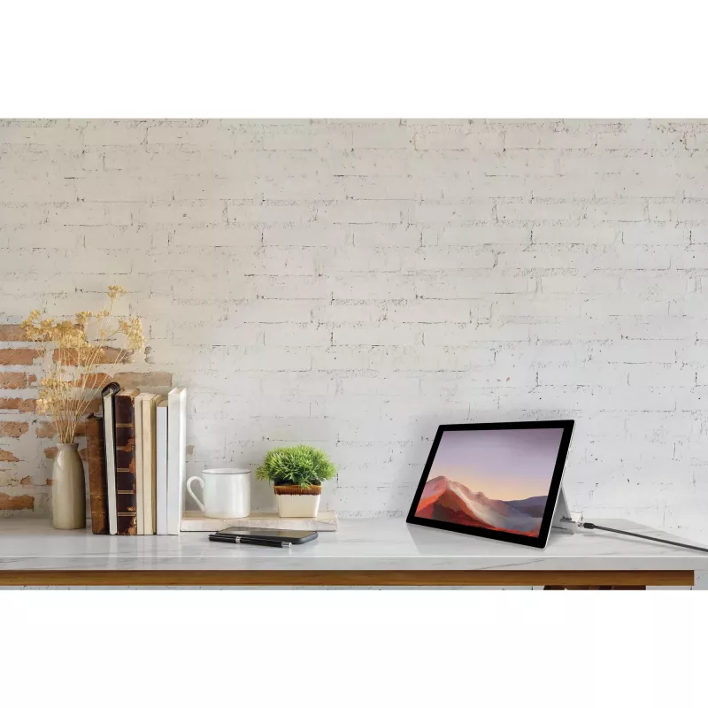 Kensington Keyed Cable Lock do Surface Pro i Surface Go, 1,8 m, Kensington, Klucz, Stal węglowa, Czarny, Srebrny