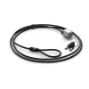 Kensington Keyed Cable Lock do Surface Pro i Surface Go, 1,8 m, Kensington, Klucz, Stal węglowa, Czarny, Srebrny