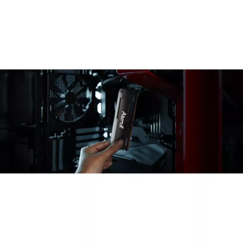 Kingston Technology FURY Beast 128GB 3600MT/s DDR4 CL18 DIMM (zestaw 4 szt.) RGB