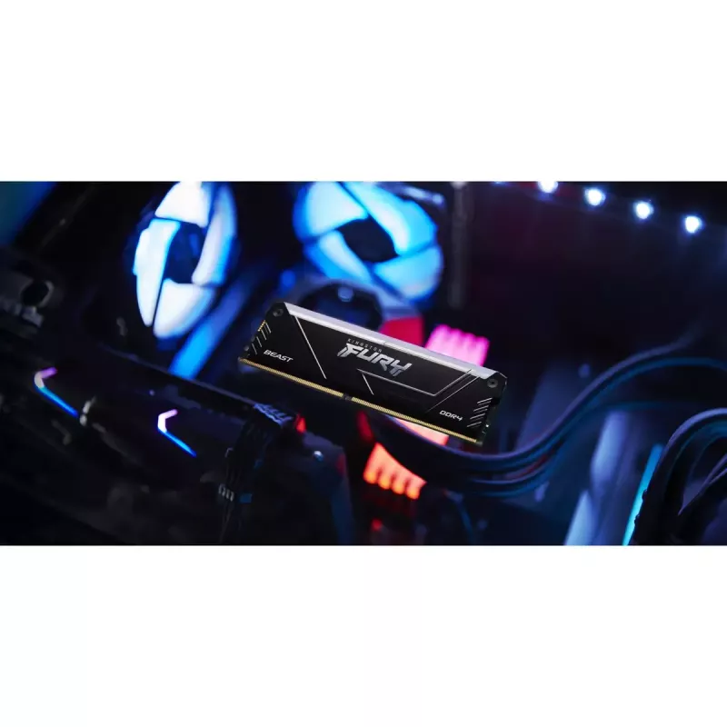 Kingston Technology FURY Beast 128GB 3600MT/s DDR4 CL18 DIMM (zestaw 4 szt.) RGB