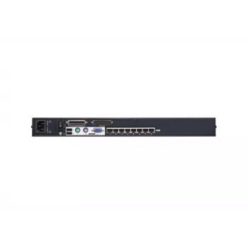 ATEN 8-portowy przełącznik KVM Cat 5e/6, 1920 x 1200 pikseli, Ethernet LAN, WUXGA, 5,1 W, czarny