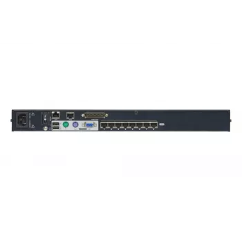 Przełącznik KVM over IP ATEN 8-portowy CAT5e/6, 1920 x 1200 pikseli, Ethernet LAN, WUXGA, 8,7 W, Czarny