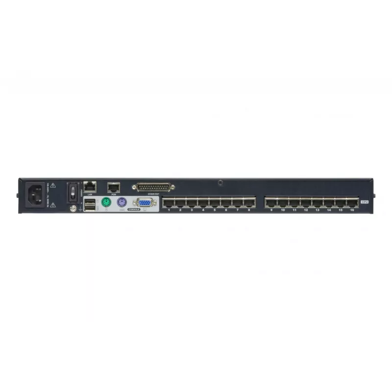 ATEN 16-Port CAT5e/6 KVM Over IP Switch, 1920 x 1200 pikseli, Ethernet LAN, WUXGA, 8,9 W, Czarny