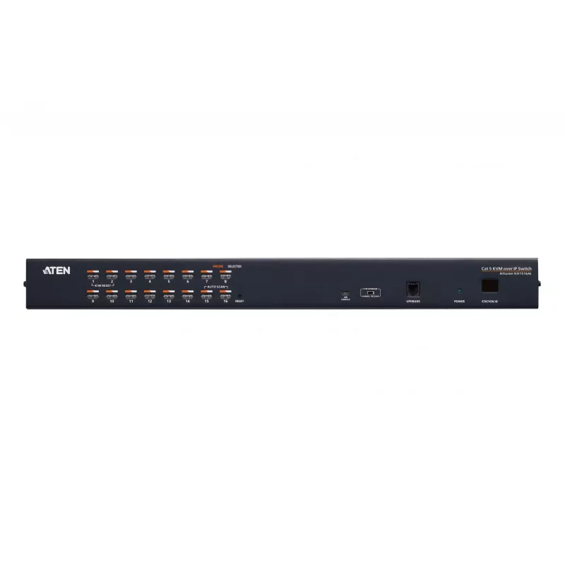 ATEN 16-Port CAT5e/6 KVM Over IP Switch, 1920 x 1200 pikseli, Ethernet LAN, WUXGA, 8,9 W, Czarny
