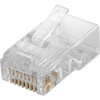 Łączówka przewodu Microconnect KON503-10 RJ45 półprzezroczysta