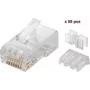 Microconnect KON503-50 złącze przewodowe RJ45 Przezroczysty