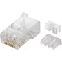 Złącze przewodowe Microconnect KON505-10 RJ45 Przezroczyste