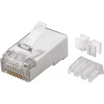 Microconnect KON506-10 złącze przewodowe RJ45 Przezroczyste