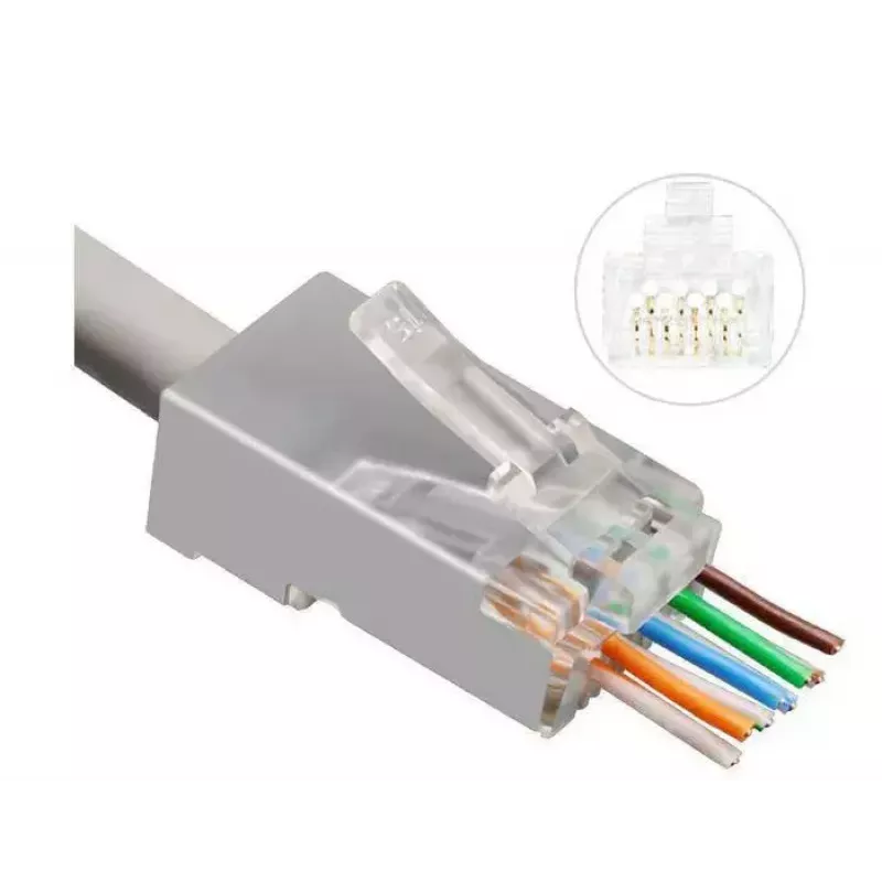Microconnect KON506-50EZ złącze przewodów RJ45 Srebrny