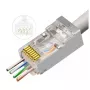 Microconnect KON506-50EZ złącze przewodów RJ45 Srebrny