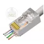 Microconnect KON512-50EZ złącze przewodowe RJ45 Srebrny