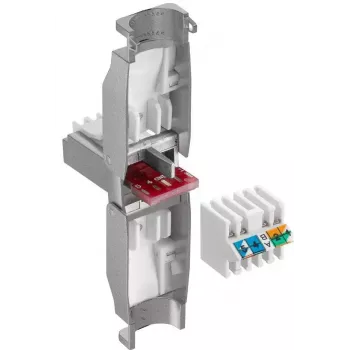 Microconnect KON522TL złącze przewodowe RJ45 Srebrny
