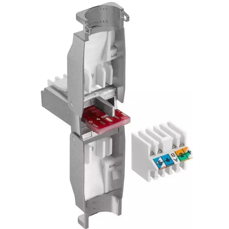 Microconnect KON522TL złącze przewodowe RJ45 Srebrny