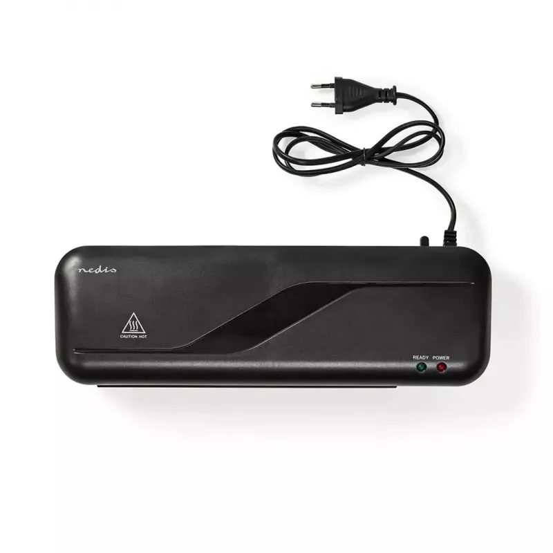 Laminator Nedis LAMI112BK4 na gorąco, 230 mm/min, czarny