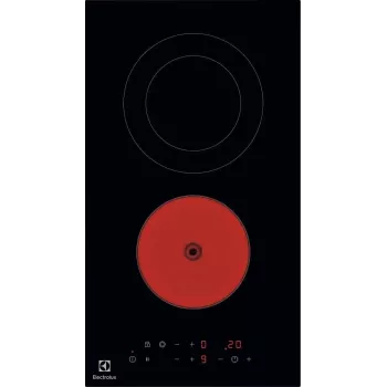 Electrolux Serie 300 LHR3233CK Czarny Built-in 29 cm Ceramic hob 2 zone(s)