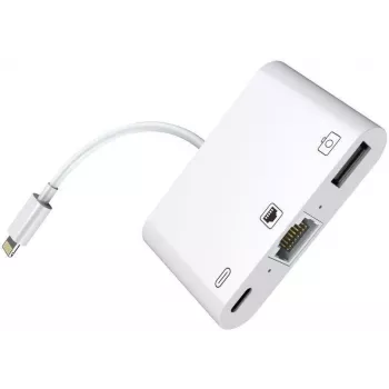 Microconnect LIGHT-HUB2 laptop dock/port replicator Lightning biały