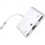 Microconnect LIGHT-HUB2 laptop dock/port replicator Lightning biały