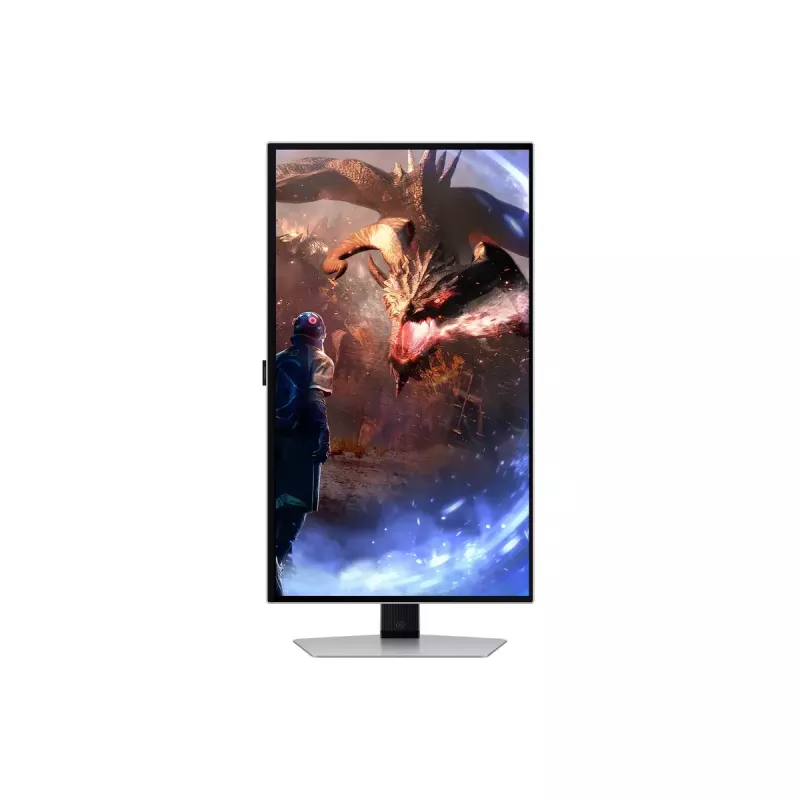 Monitor OLED Samsung G60SD 27 cali LS27DG602SUXEN — 2560x1440 QHD, 0,03 ms, kąt widzenia 178°, hub USB 3.2, VESA, srebrny