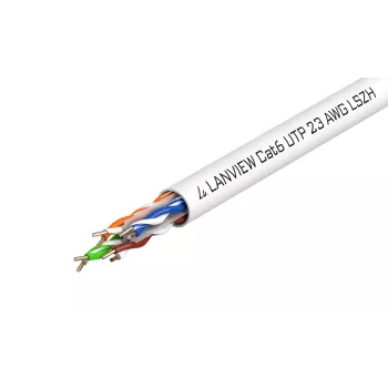 Lanview LVN122112 kabel sieciowy biały 305 m Cat6 U/UTP (UTP)
