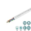 Kabel sieciowy Lanview LVN122114 305m Cat6 U/UTP 10000 Mbit/s biały