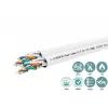 Cat6a U-FTP podwójny kabel sieciowy 4x2xAWG23 LSZH biały