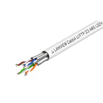 Lanview LVN122430 kabel sieciowy biały 500 m Cat6a U/FTP (STP)