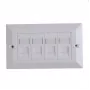 Lanview LVN126188UK-4 puszka wyjściowa RJ-45 Biała