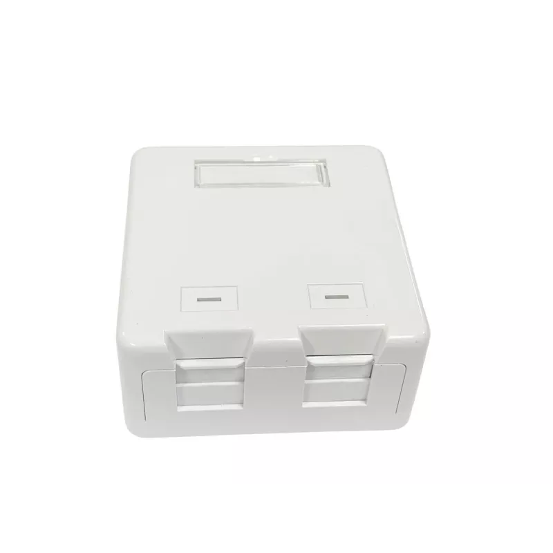 Lanview LVN127767 gniazdo 2 x RJ-45 Białe