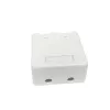 Lanview LVN127767 gniazdo 2 x RJ-45 Białe